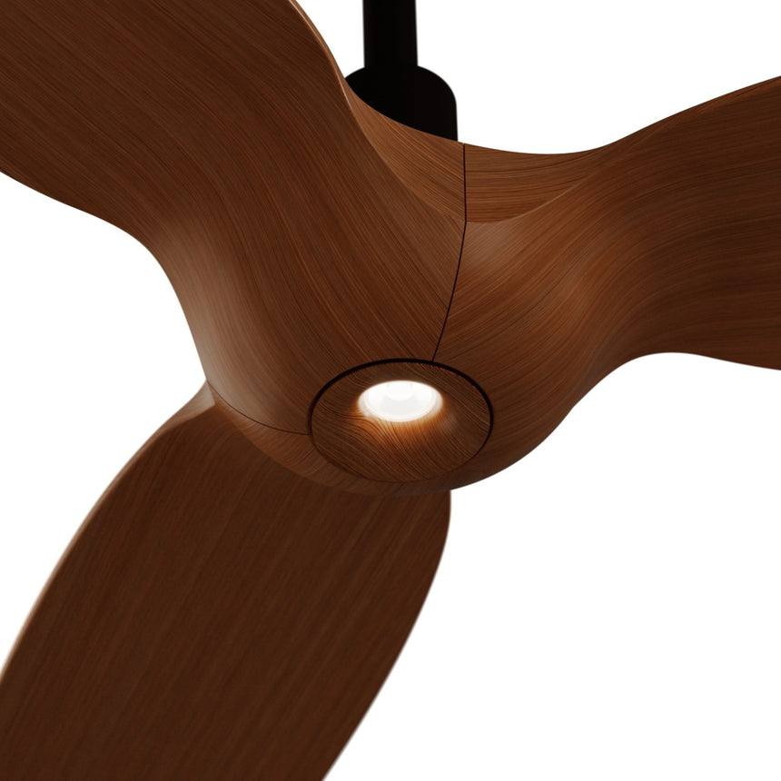 Ventilador de techo con luz Sulion Ivy Neo 132cm LED marrón y madera media motor DC — vista 8