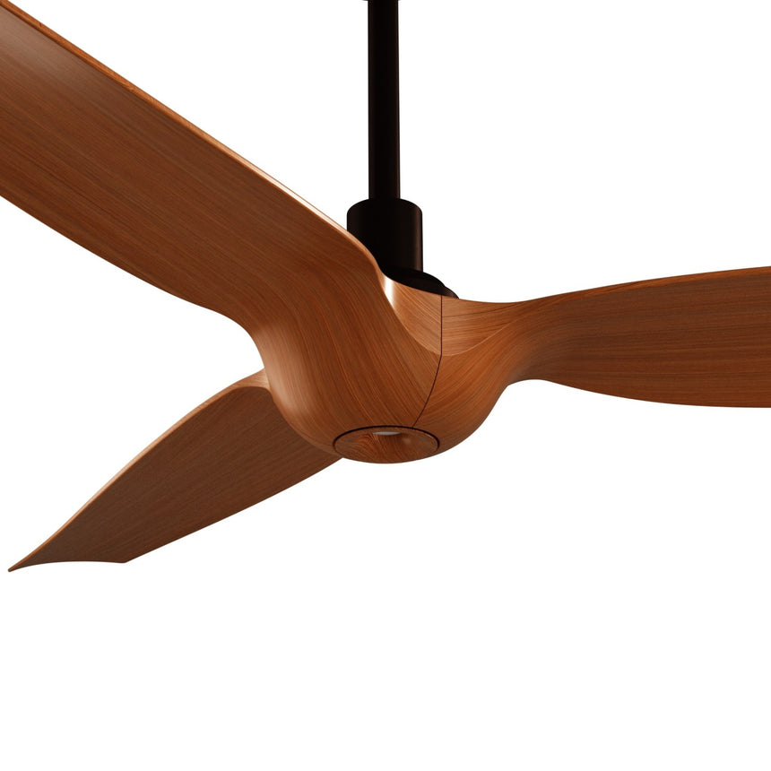 Ventilador de techo con luz Sulion Ivy Neo 132cm LED marrón y madera media motor DC — vista 4