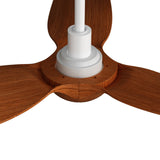 Ventilador de techo con luz Sulion Ivy Neo 100cm LED blanco y madera media motor DC — vista 5