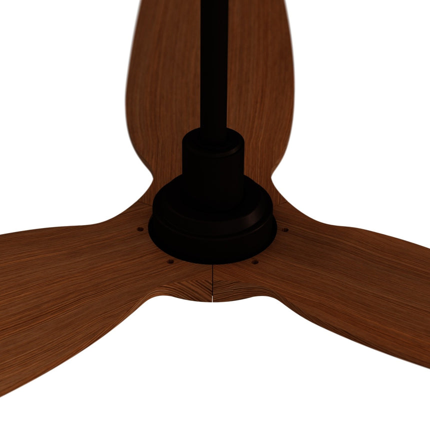 Ventilador de techo Sulion Ivy Neo 132cm marrón y madera media motor DC con mando — vista 5