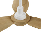 Ventilador de techo Sulion Ivy blanco, mate, palas madera media 2245621