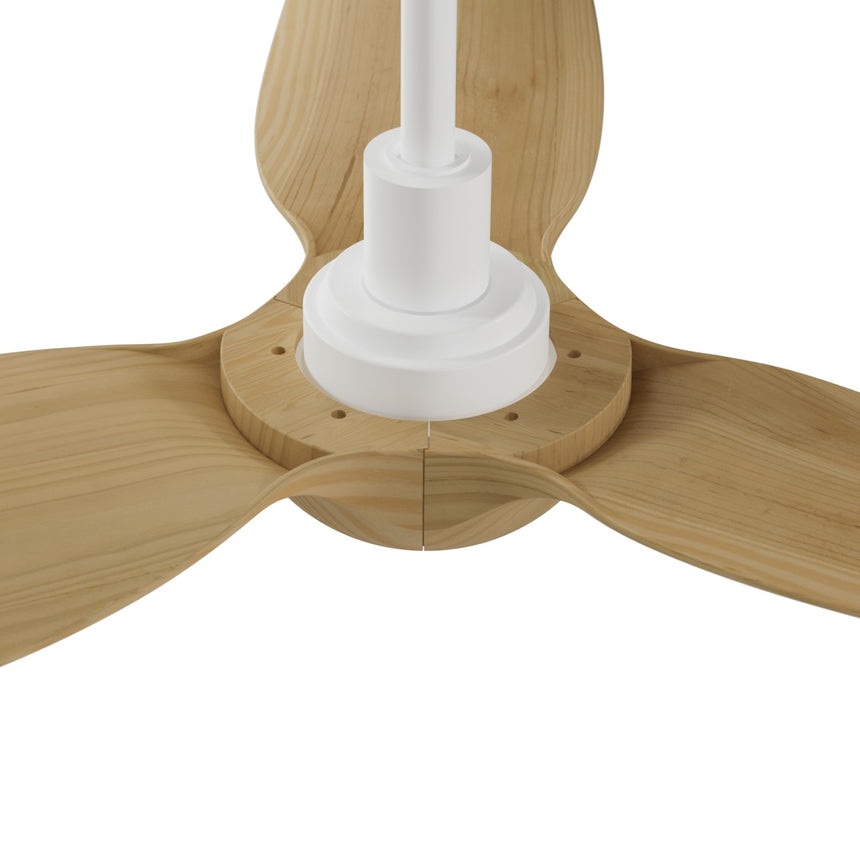 Ventilador de techo Sulion Ivy blanco, mate, palas madera media 2245621
