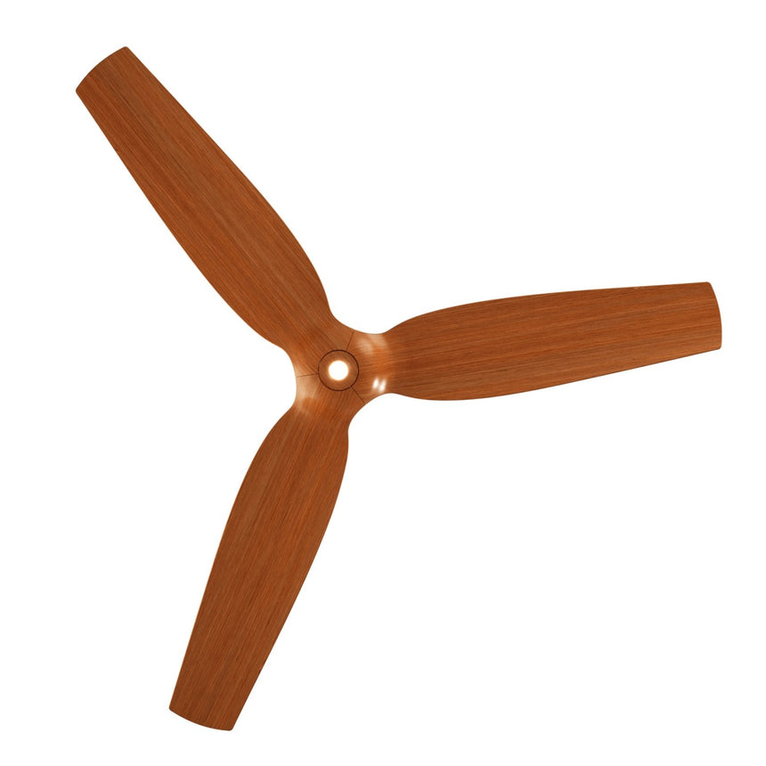 Ventilador de techo con luz Sulion Ivy Neo 132cm LED negro y madera media motor DC CCT — vista 6
