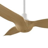 Ventilador de techo Sulion Ivy blanco, mate, palas madera media 2245621