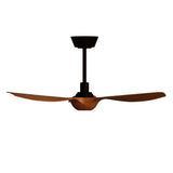 Ventilador de techo con luz Sulion Ivy Neo 100cm LED marrón y madera media motor DC — vista 3