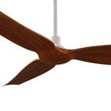 Ventilador de techo Sulion Ivy Neo 132cm blanco y madera media motor DC con mando — vista 4