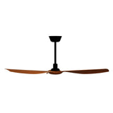 Ventilador de techo Sulion Ivy Neo 132cm negro y madera media motor DC con mando — vista 3