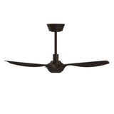 Ventilador de techo con luz Sulion Ivy Neo 100cm LED marrón motor DC CCT regulable — vista 3