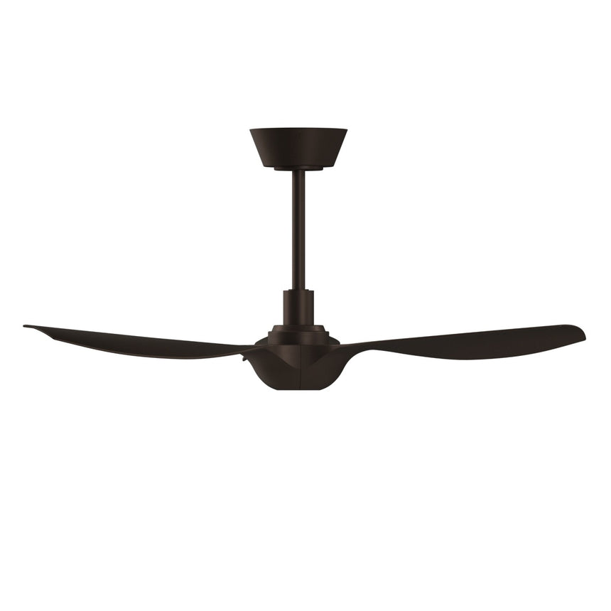 Ventilador de techo con luz Sulion Ivy Neo 100cm LED marrón motor DC CCT regulable — vista 3