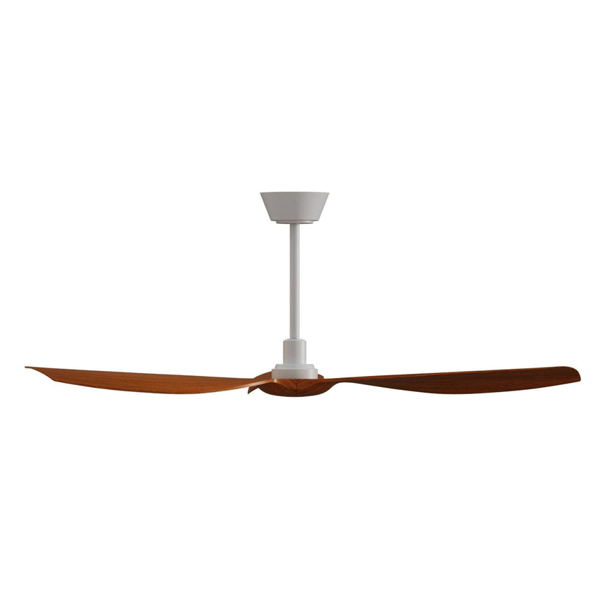 Ventilador de techo Sulion Ivy Neo 132cm blanco y madera media motor DC con mando — vista 3