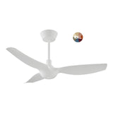 Ventilador de techo con luz Sulion Ivy Neo LED blanco apto exterior CCT IP44 2309347