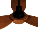 Ventilador de techo con luz Sulion Ivy Neo 132cm LED negro y madera media motor DC CCT — vista 5