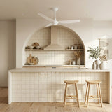 Ventilador de techo con luz Sulion Ivy Neo LED blanco apto exterior CCT IP44 2309323