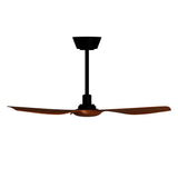 Ventilador de techo Sulion Ivy Neo 100cm negro y madera media motor DC con mando — vista 3