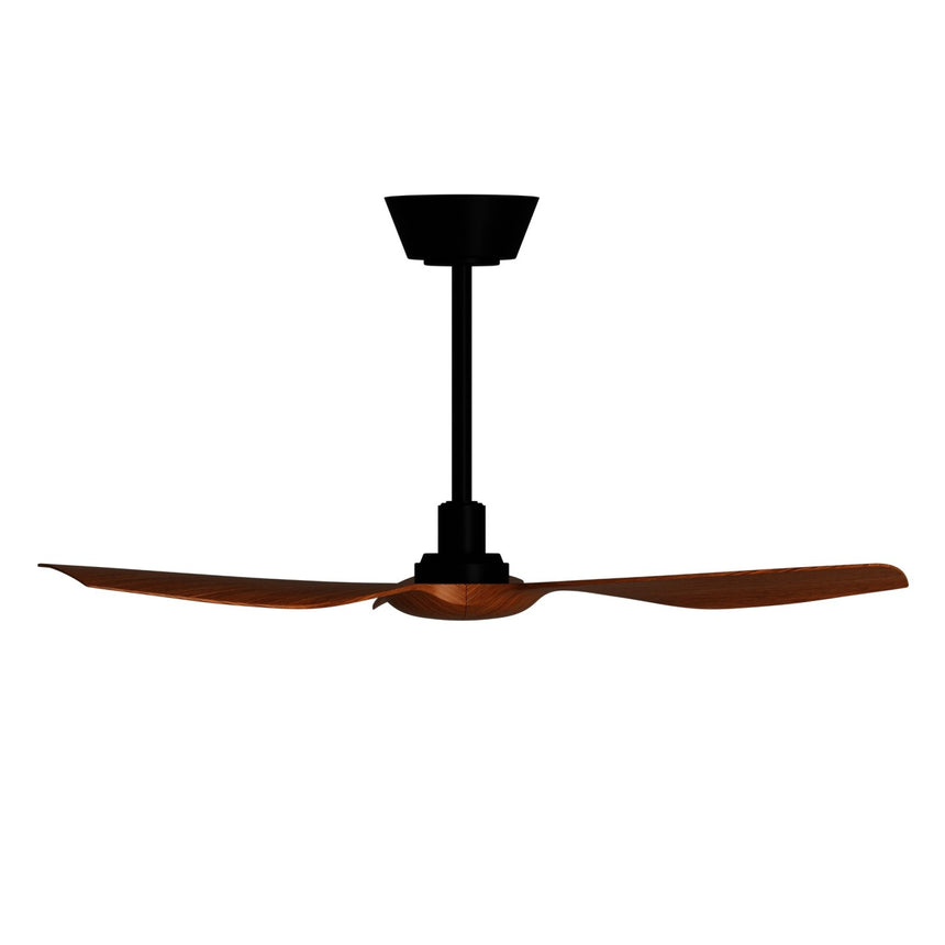 Ventilador de techo Sulion Ivy Neo 100cm negro y madera media motor DC con mando — vista 3