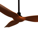 Ventilador de techo Sulion Ivy Neo 100cm marrón y madera media motor DC con mando — vista 4