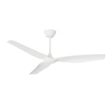 Ventilador Sulion Ivy EVO blanco palas blancas ABS DC IP44 132cm
