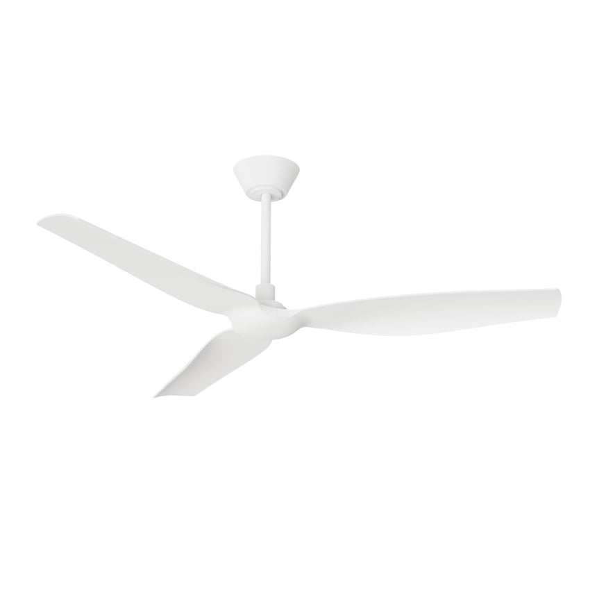 Ventilador Sulion Ivy EVO blanco palas blancas ABS DC IP44 132cm