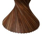 Detalle de la base de madera de acacia de la mesa IXIA 612793