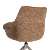 Silla giratoria IXIA 617029 marrón, vista trasera del respaldo