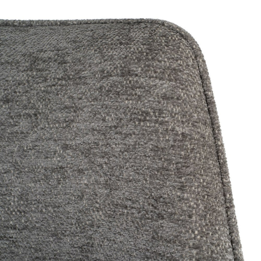 Silla giratoria IXIA 617031 antracita, detalle del tejido del respaldo