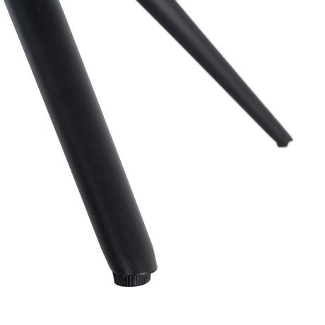 Silla giratoria IXIA 617031 antracita, detalle del apoyo de una pata