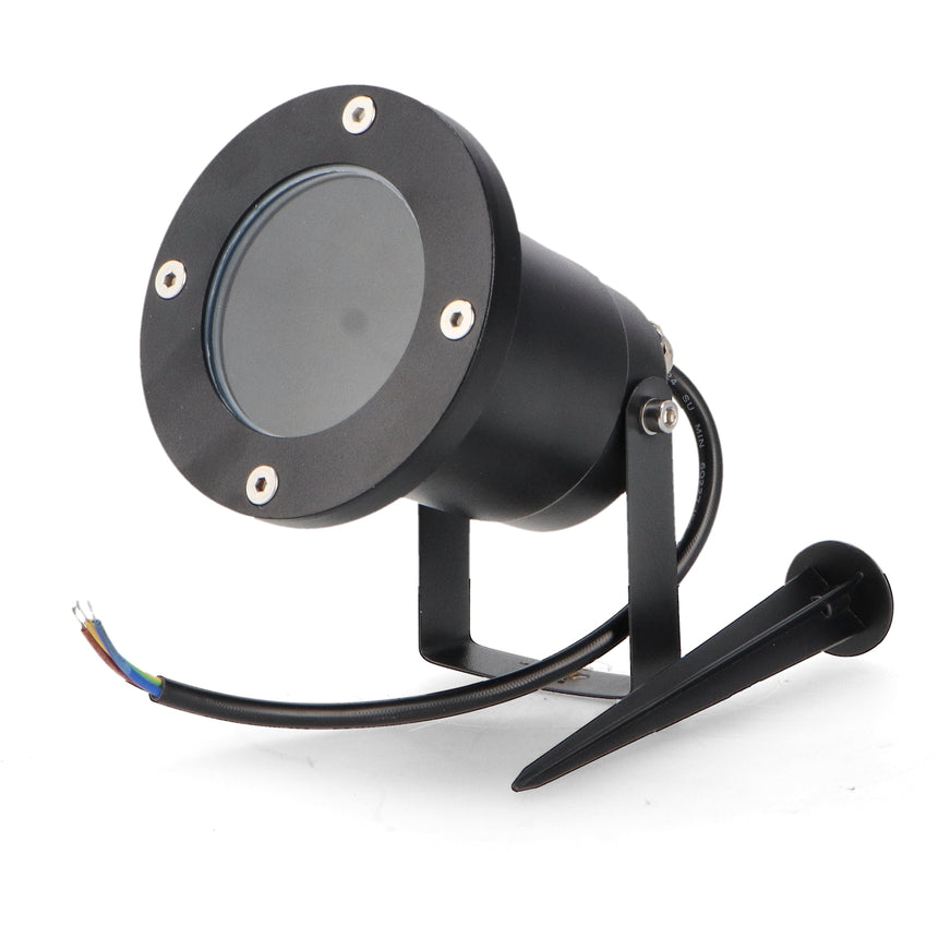 LEDME Foco jardín Ventur pincho negro GU10 7301