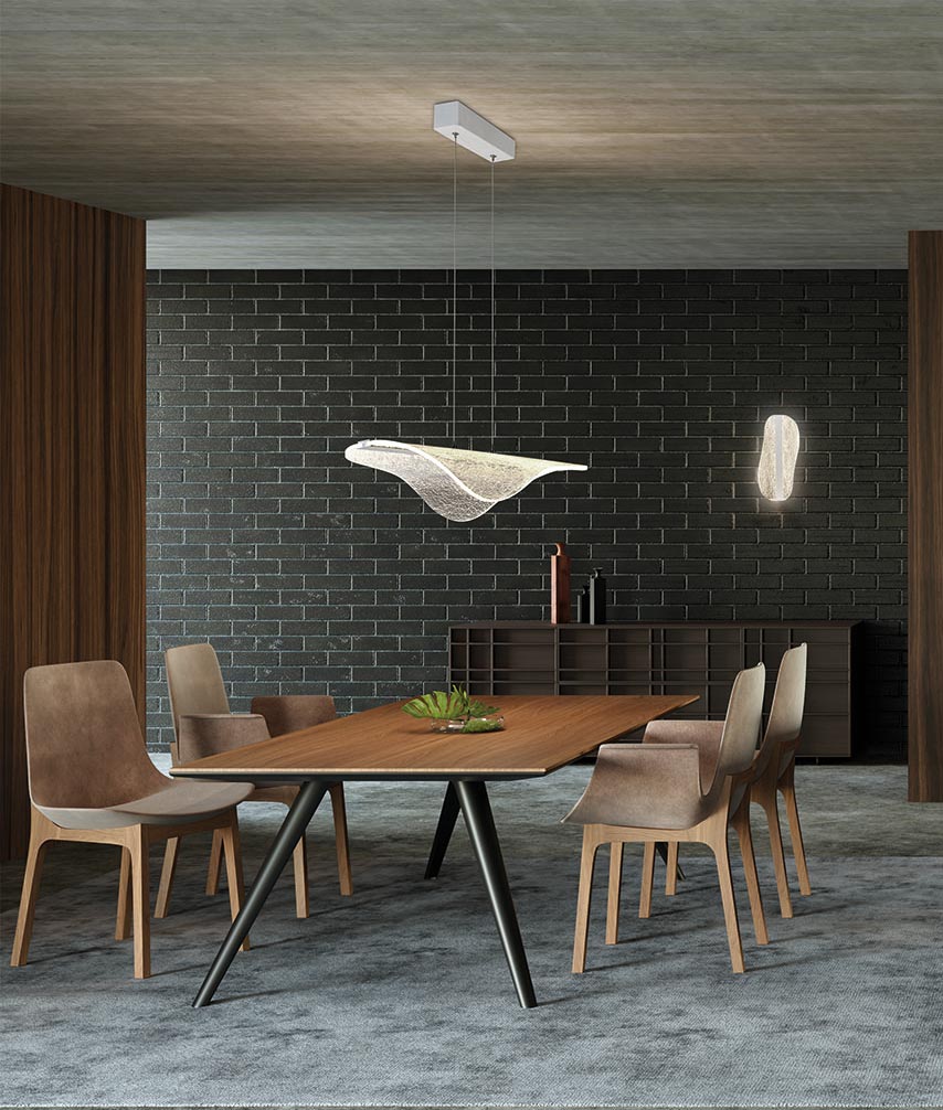 Mantra Bianca Lámpara de techo colgante LED dimable blanco 8209