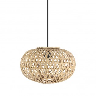 Lámpara Colgante de Bambú Ponte Ø40cm E27 Natural NV107