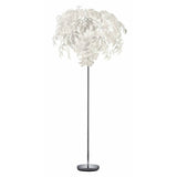 Trio Leavy Lámpara de pie blanco R40463001