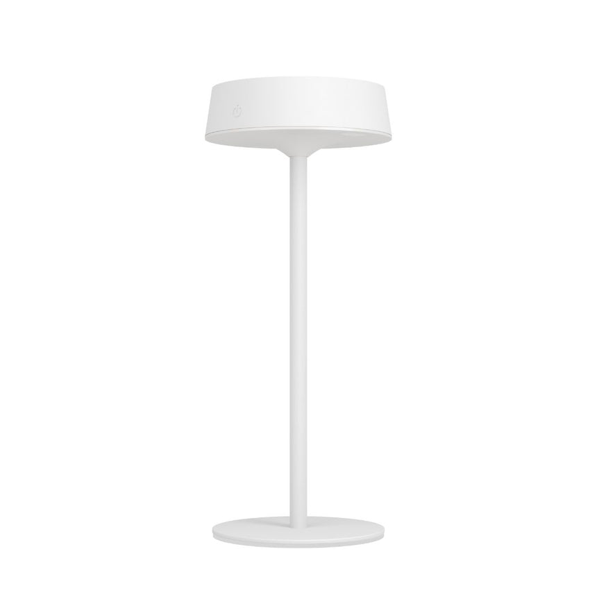 Lámpara de mesa EGLO Simeri 75877 blanca, vista frontal completa
