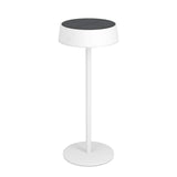 Lámpara solar de mesa EGLO Simeri 75877 blanca con panel solar superior visible
