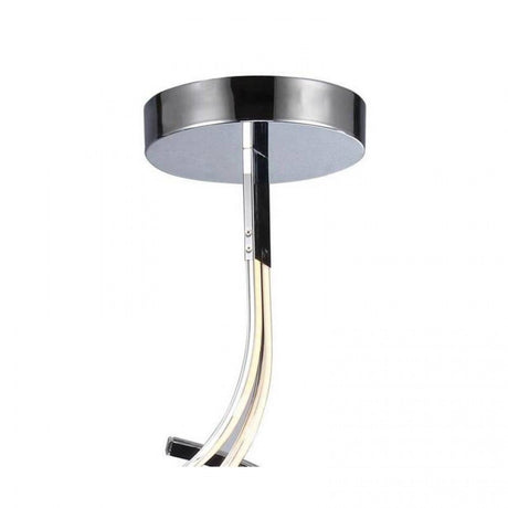 Lámpara Colgante LED MiMax Shine 7 Cromo 48W 3000K Regulable con Mando MIMSHINE7