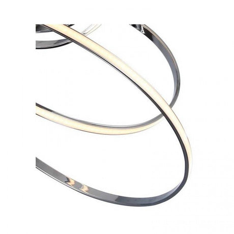 Lámpara Colgante LED MiMax Shine 7 Cromo 48W 3000K Regulable con Mando MIMSHINE7