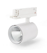 Foco trifásico LEDME Air GA3187 blanco, vista frontal completa