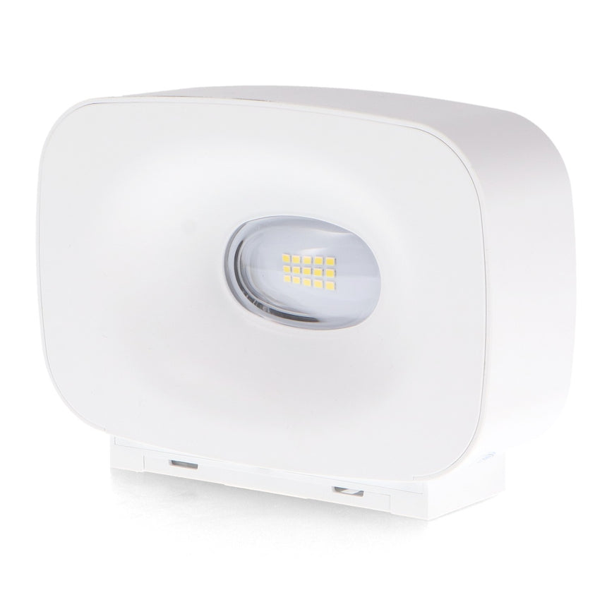 Aplique solar LEDME iSG Plit GA7381 blanco, vista completa del difusor