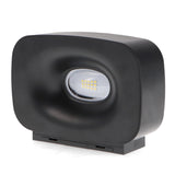 Aplique solar LEDME iSG Plit GA7382 negro, vista completa del difusor