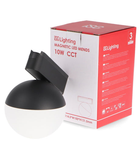LEDME Mends LMGA4029 negro con embalaje original de 10 W CCT y medidas