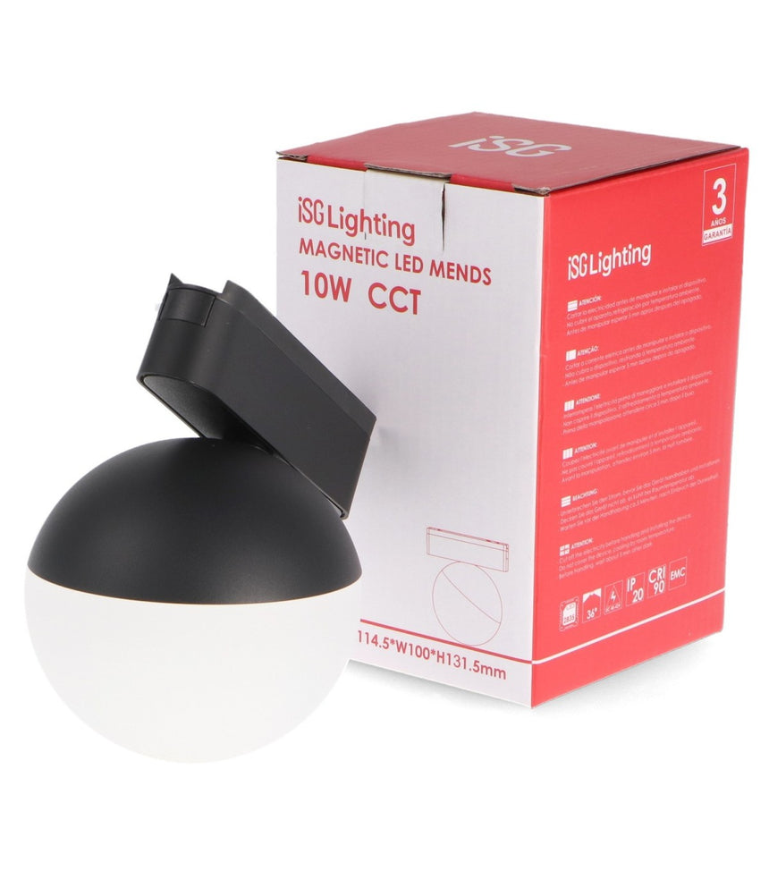 LEDME Mends LMGA4029 negro con embalaje original de 10 W CCT y medidas