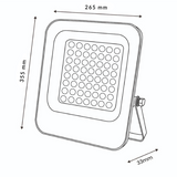 LEDME Palermo LM6875 — Plano con medidas265×355×33mm