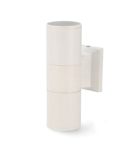 Aplique de exterior LEDME Tube LM6196 blanco vista completa