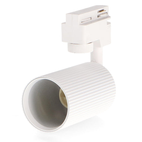 Foco de carril LEDME LM3194 Light Line blanco con cabezal orientable, vista completa