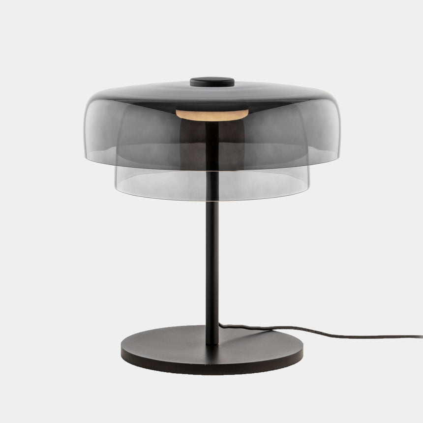 LedsC4 Sobremesa Levels 2 luces Ø42cm LED regulable negro 10-A005-05-12
