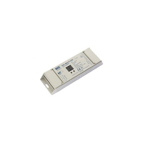Controlador Mantra 9955921 DALI DAL MULTI C02, vista del producto y conexiones