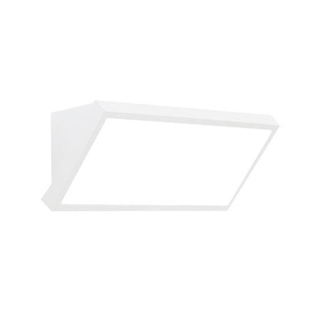 Aplique de exterior Mantra Creek 8861 blanco, vista completa del modelo LED rectangular
