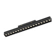Mantra Magneto 8321 negro, módulo lineal LED de 18 W con 18 ópticas para carril magnético