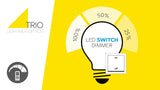 Trio Cardona Plafón LED blanco 38W 62cm 649616031
