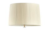 Pantalla plisada MDC 511600000 semi crema de 40 cm, compatible con pies Roomer y Juliette