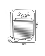 Ventilador de sobremesa AJP Bruma LED blanco Ø13cm 3.5w 16048