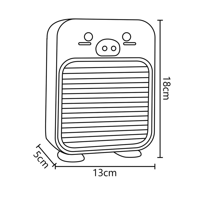 Ventilador de sobremesa AJP Bruma verde menta Ø13cm 16050 — vista 2